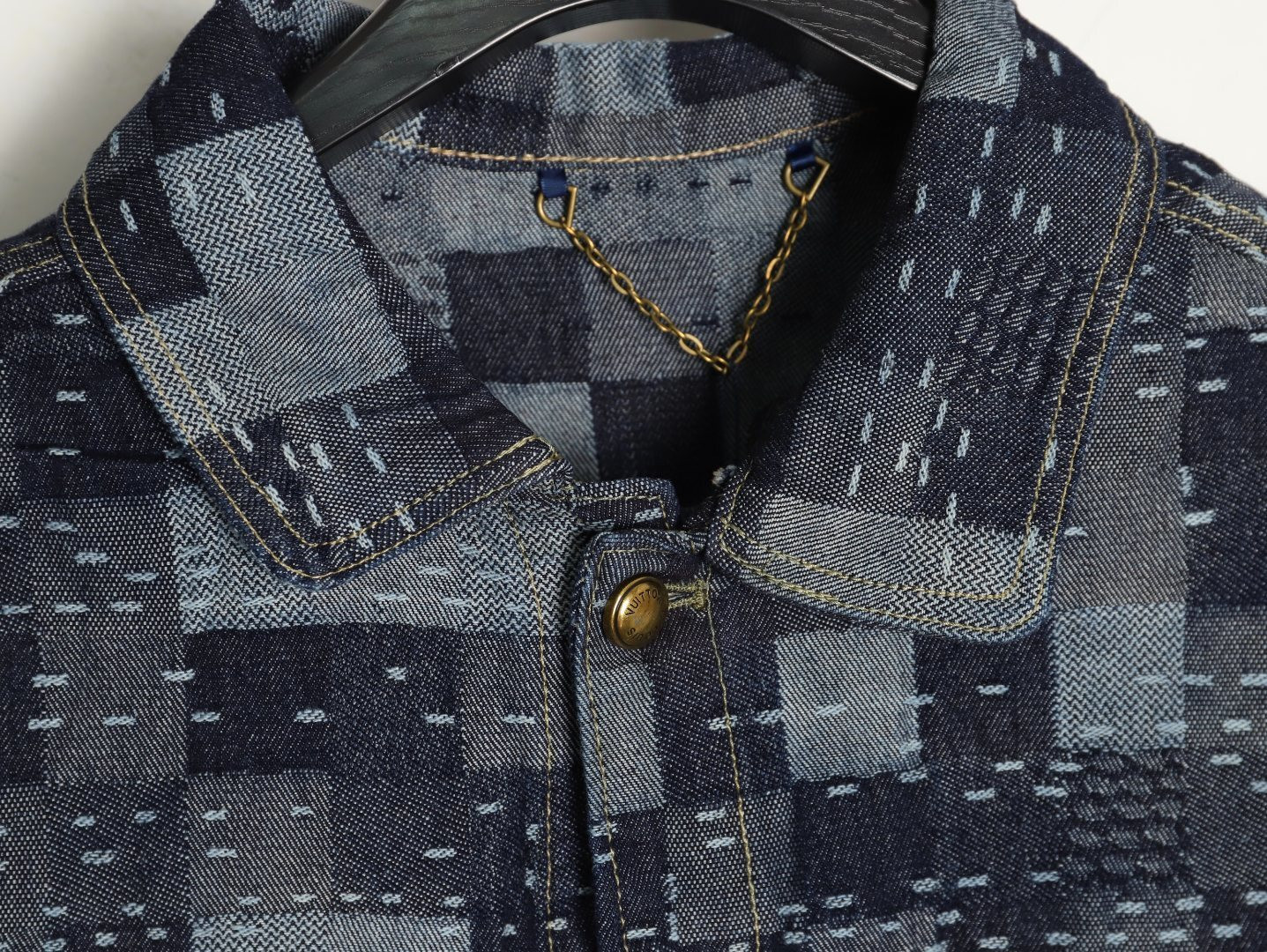 l0*is V*t0n 25fw denim jacket suit