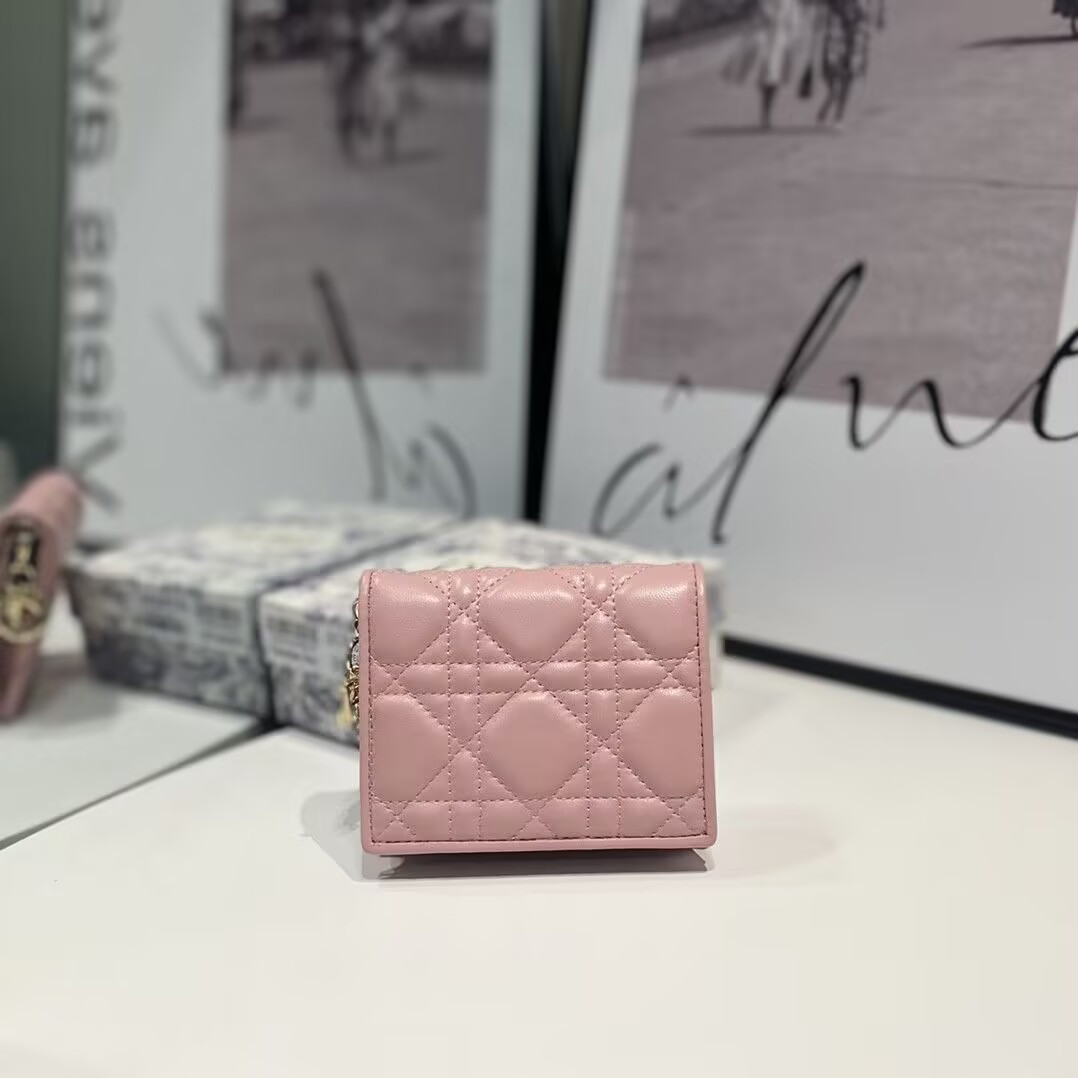 D*or mini lady D*or gardenia wallet 11x9x3cm