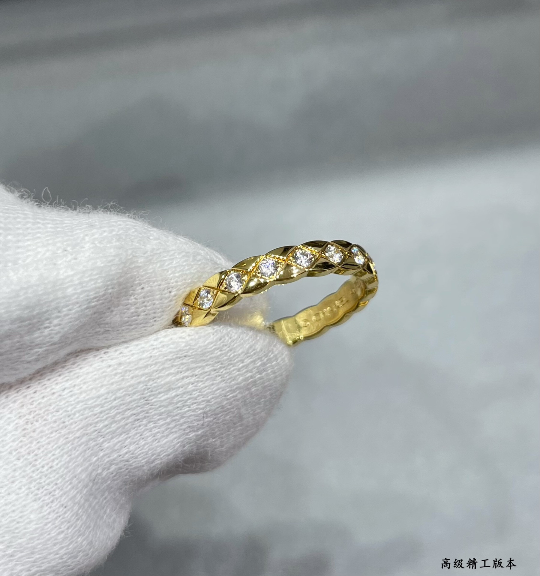 ch*el narrow Di*m*nd with Di*m*nd ring