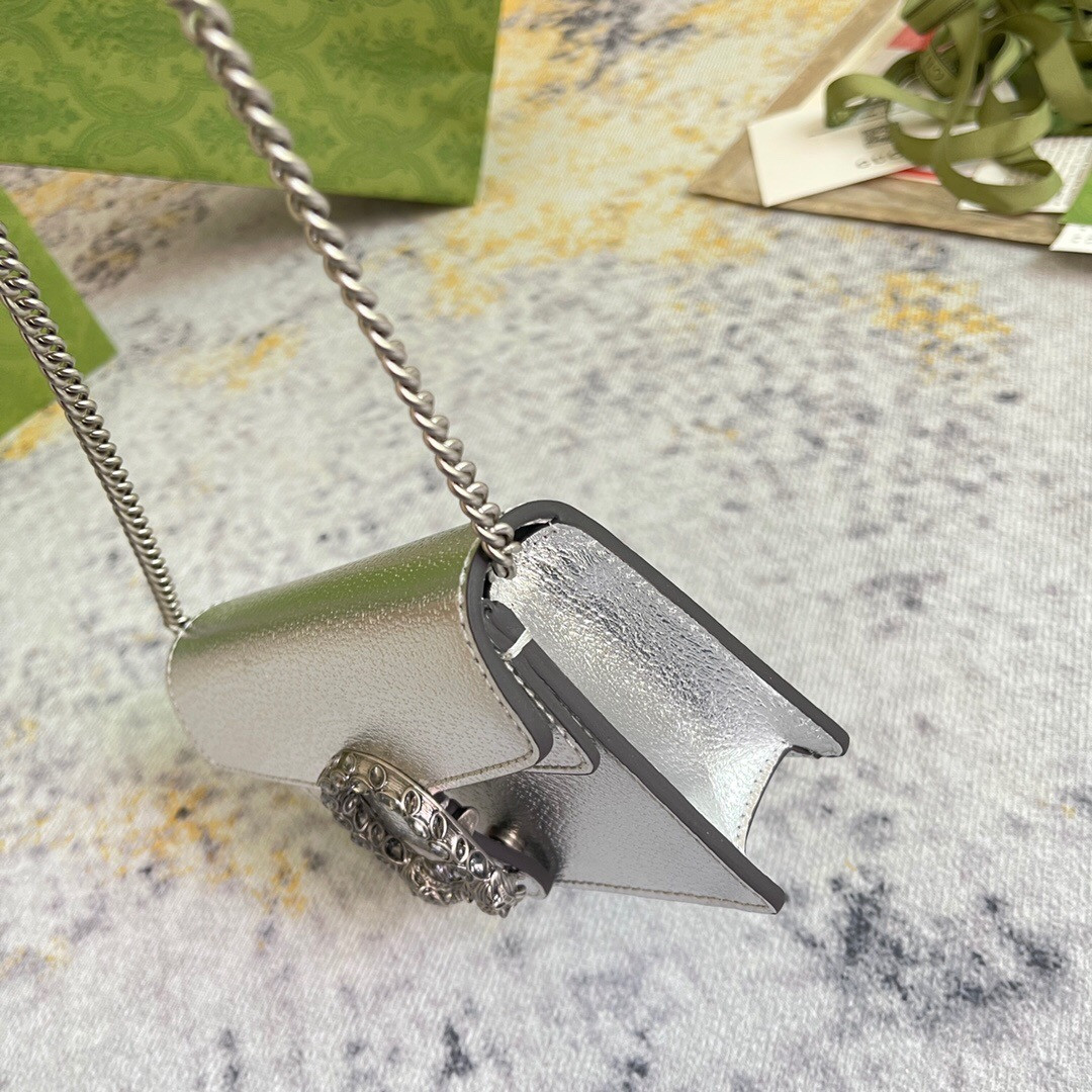 g*u*i dionysus S*per mini bag 6.5"wx3.9"hx1.6"d