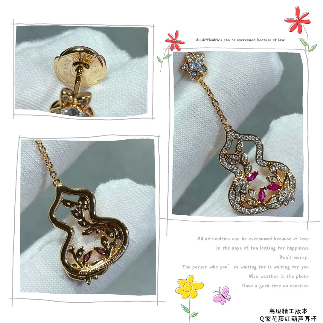 Qeelin Vine Gourd Earrings