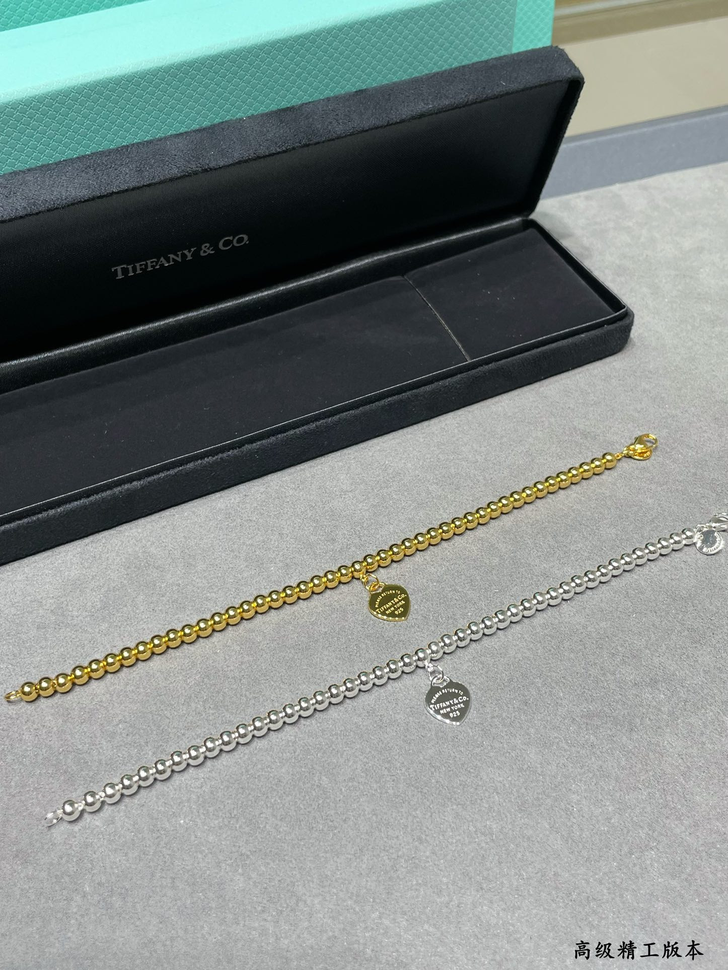 t*f*ny & co. beads & He**ts bracelet ag925