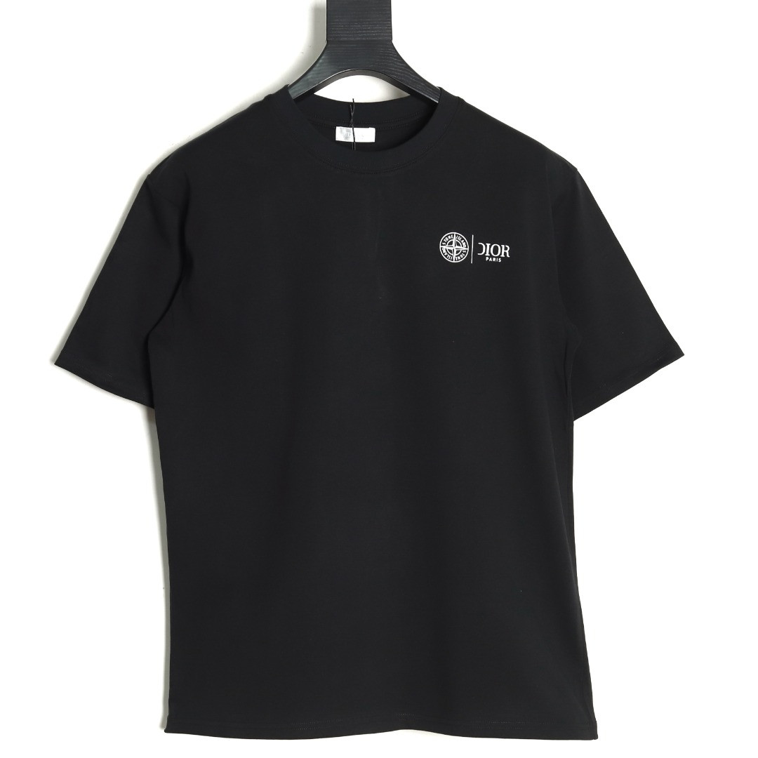 D*or x stone island 25ss short-sleeved t-shirt