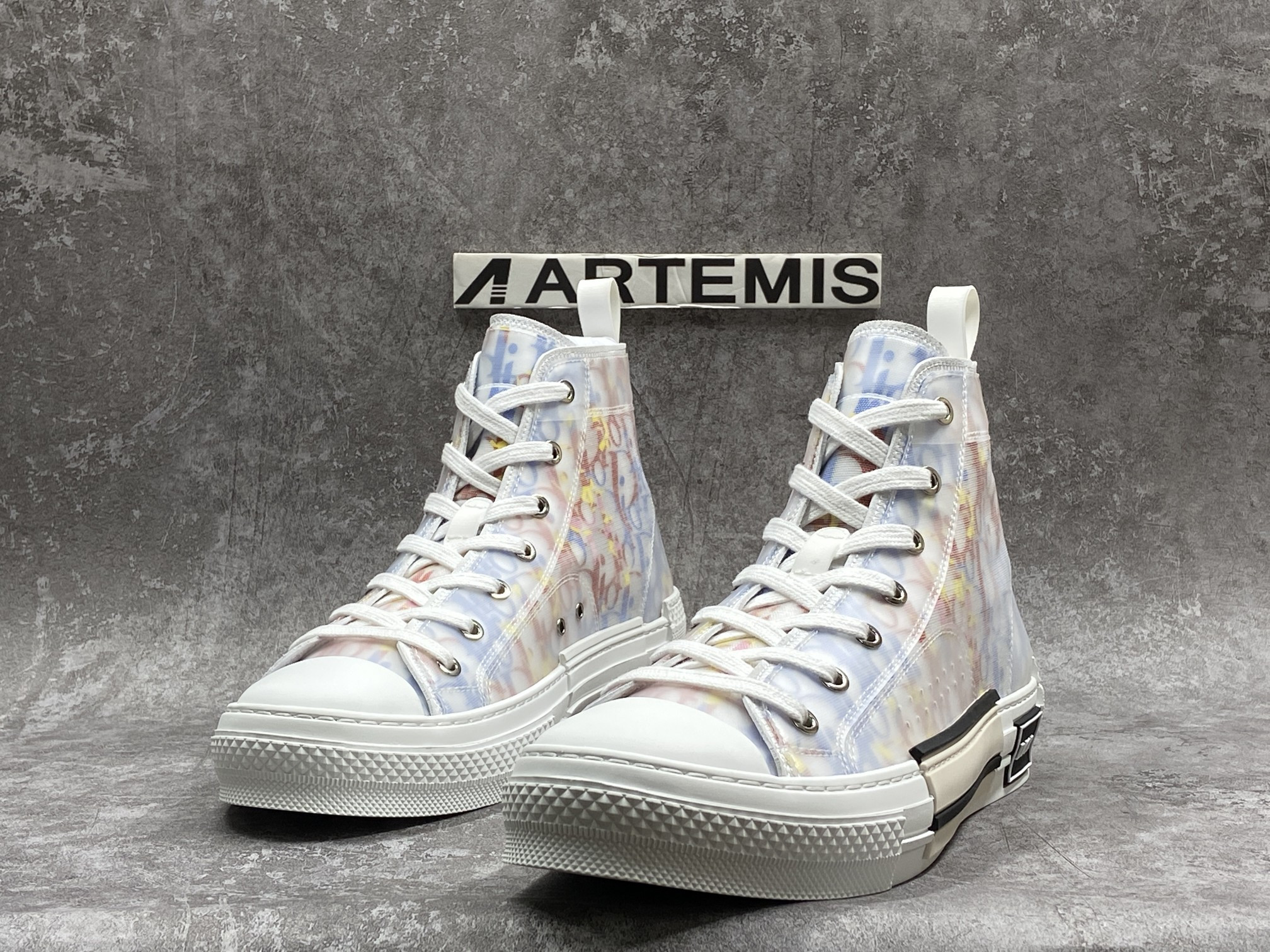 D*or b23 high top multicolor oblique
