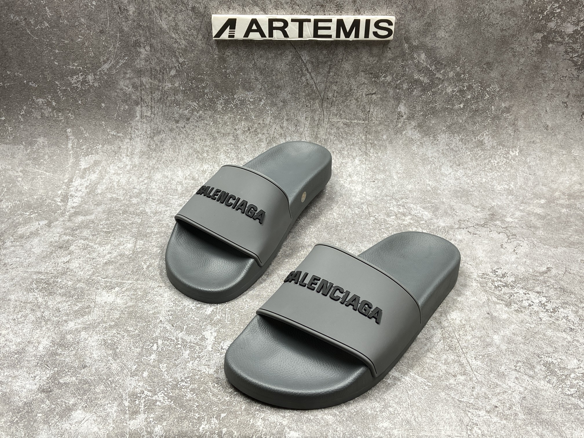 Balenciga Pool Slide Grey