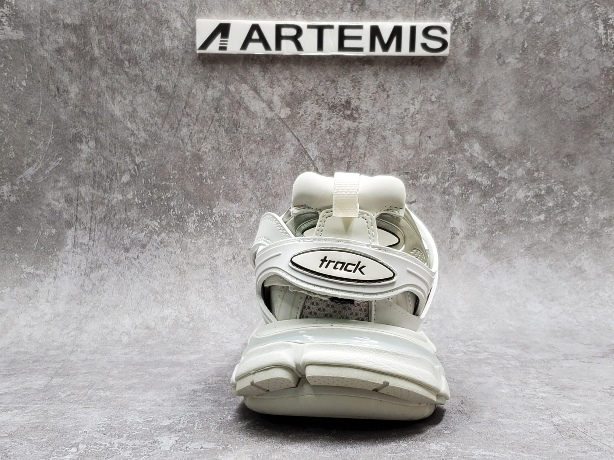 Balenciga LED Track Trainers White