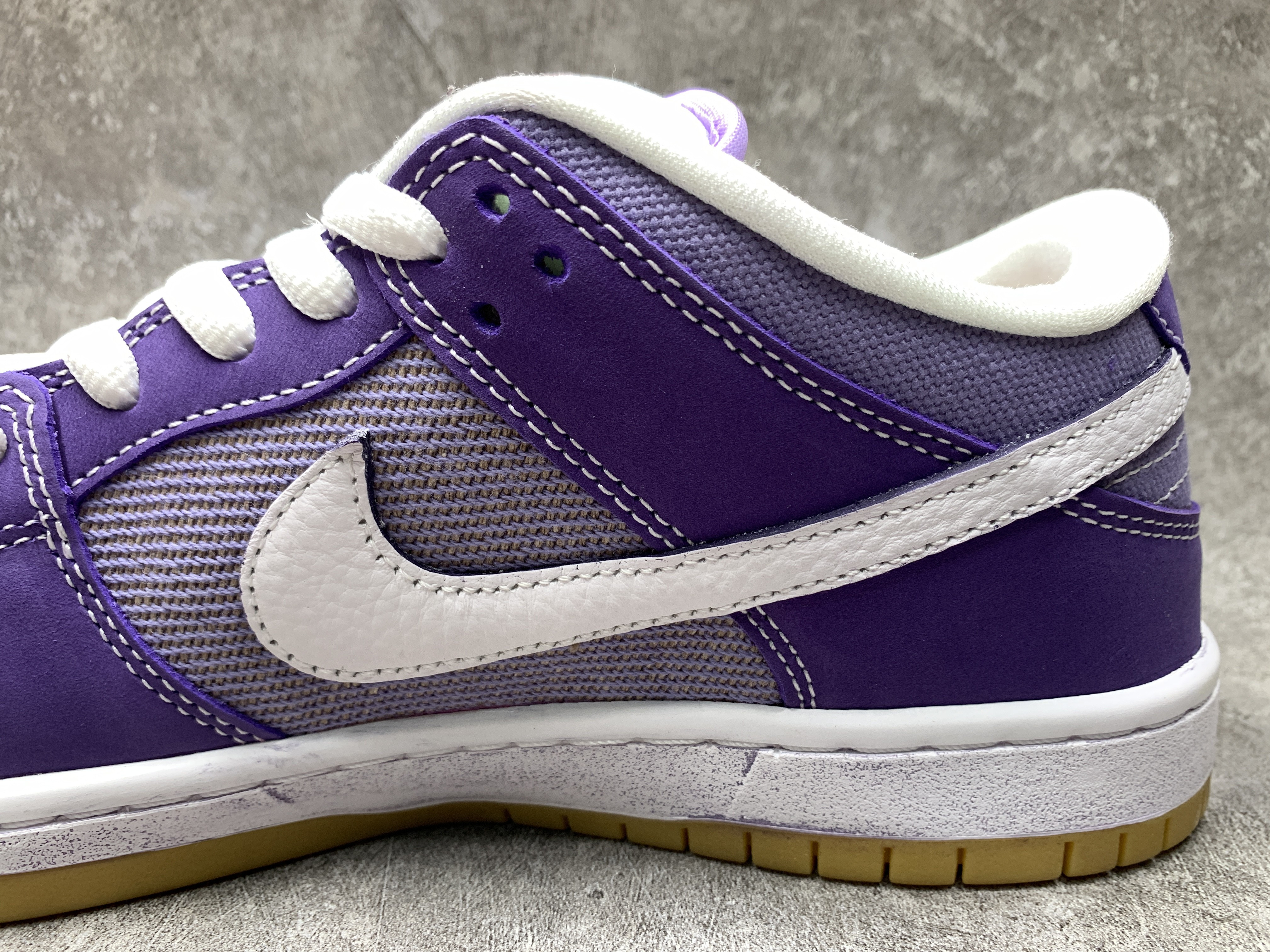 Nike SB Dunk Low Pro ISO Orange Label Unbleached Pack Lilac
