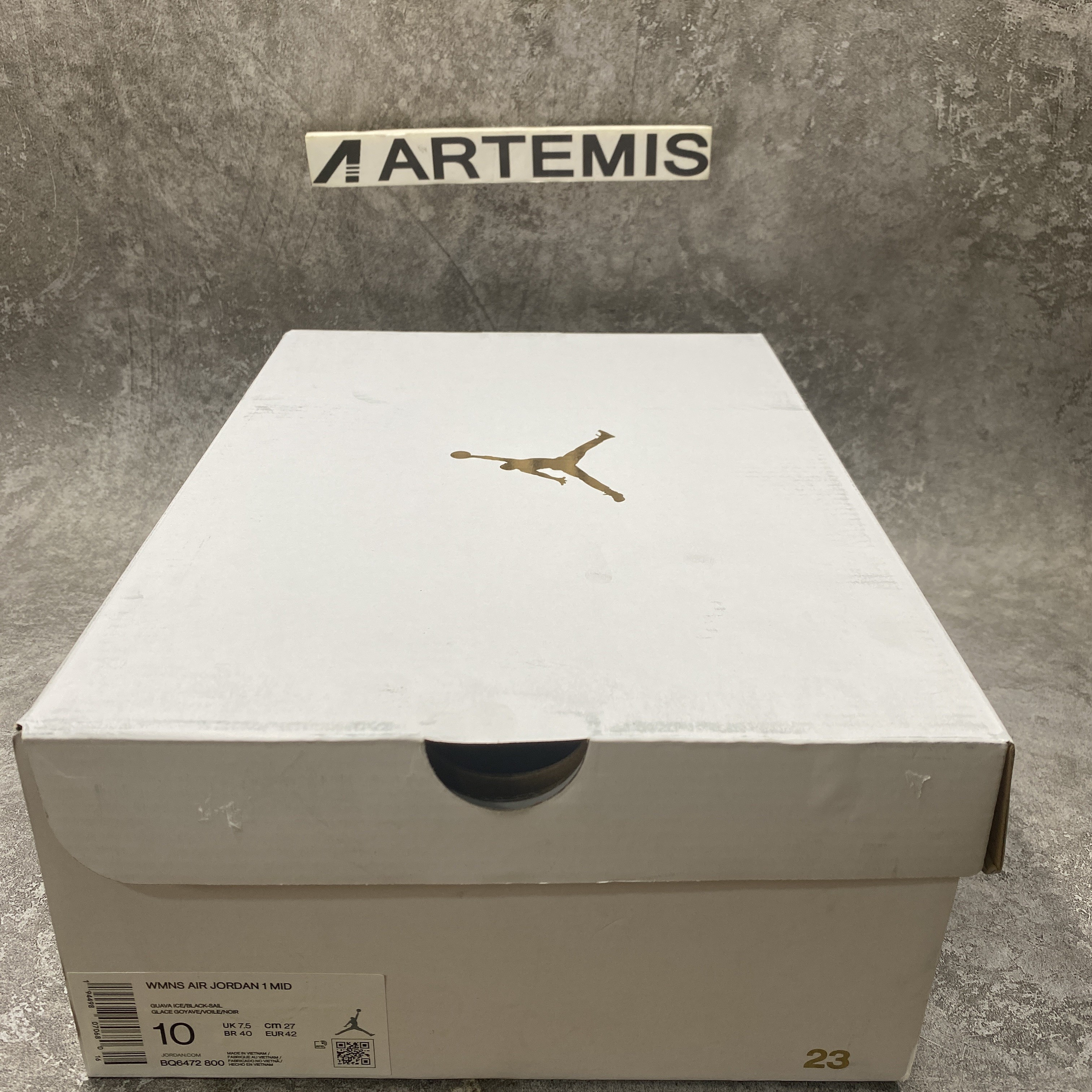 Air Jordan 1 Mid Barely Orange Light Viole