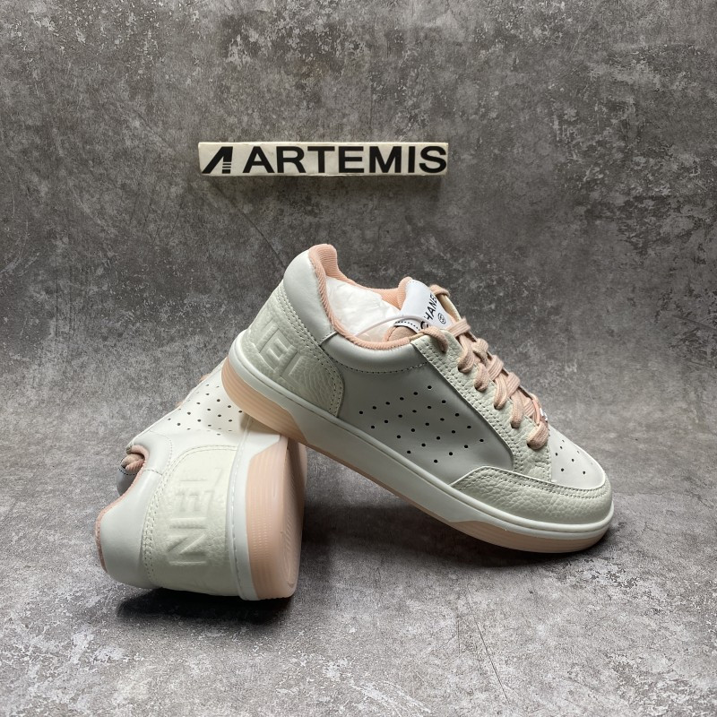 Ch*el runner tennis white pink