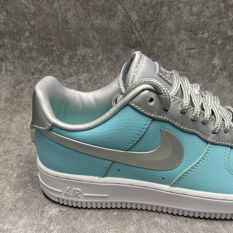 Nike Air Force 1 low Blue Silver
