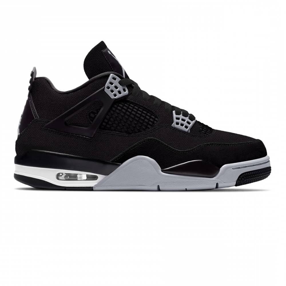 Air Jordan 4 Retro Black Canvas