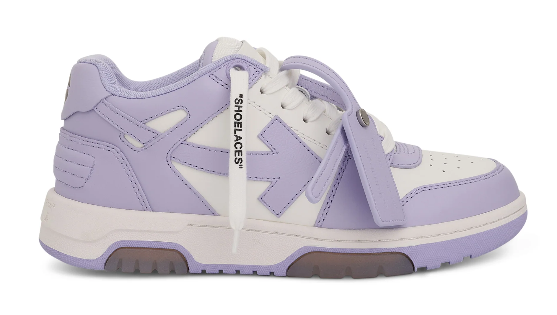 Off White Out Of Office Sneaker in White Lilac