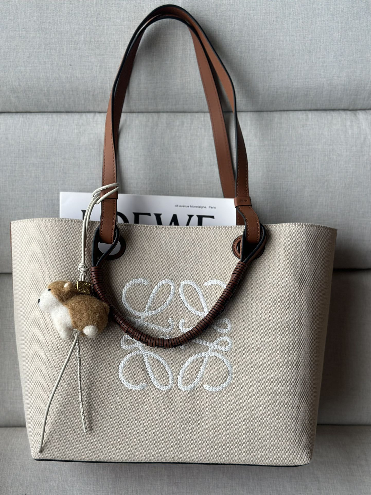 L0ew* anagram tote 29x14x25cm