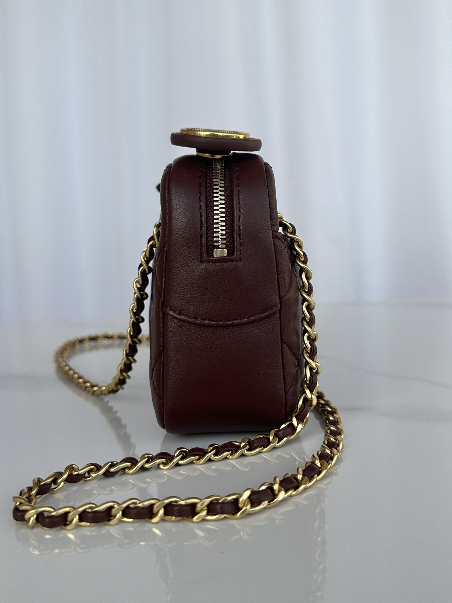 Ch*el mini camera case 12 x 18 x 7cm