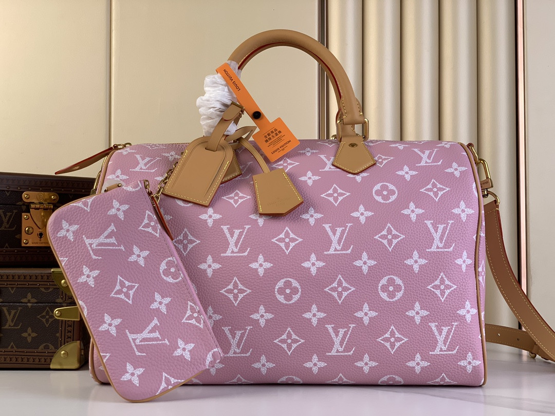LV Speedy P9 Bandoulière 40 Candy Pink M13918     40 x 26 x23cm
