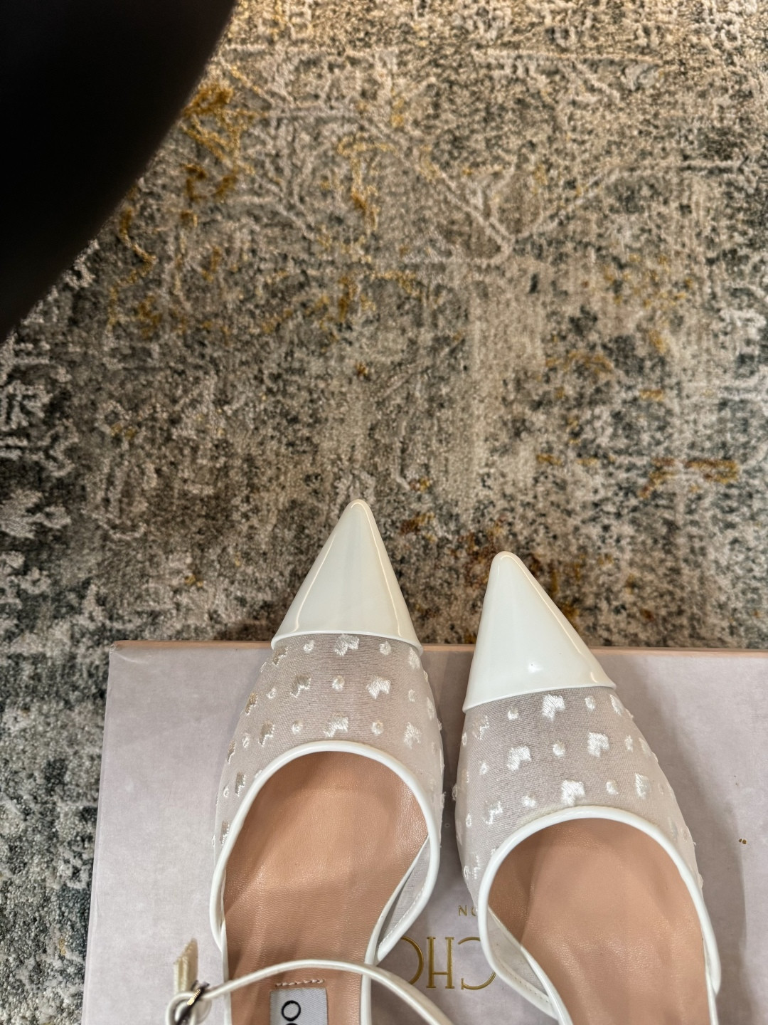 ua Ji*y Ch* aren slingbacks 4.5cm